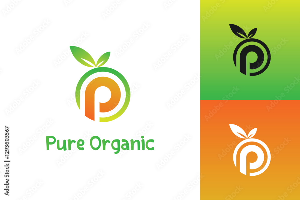 Vegetable  logo Design, Logo Design graphic Conception, logo icon template graphic art, vector illustration design.