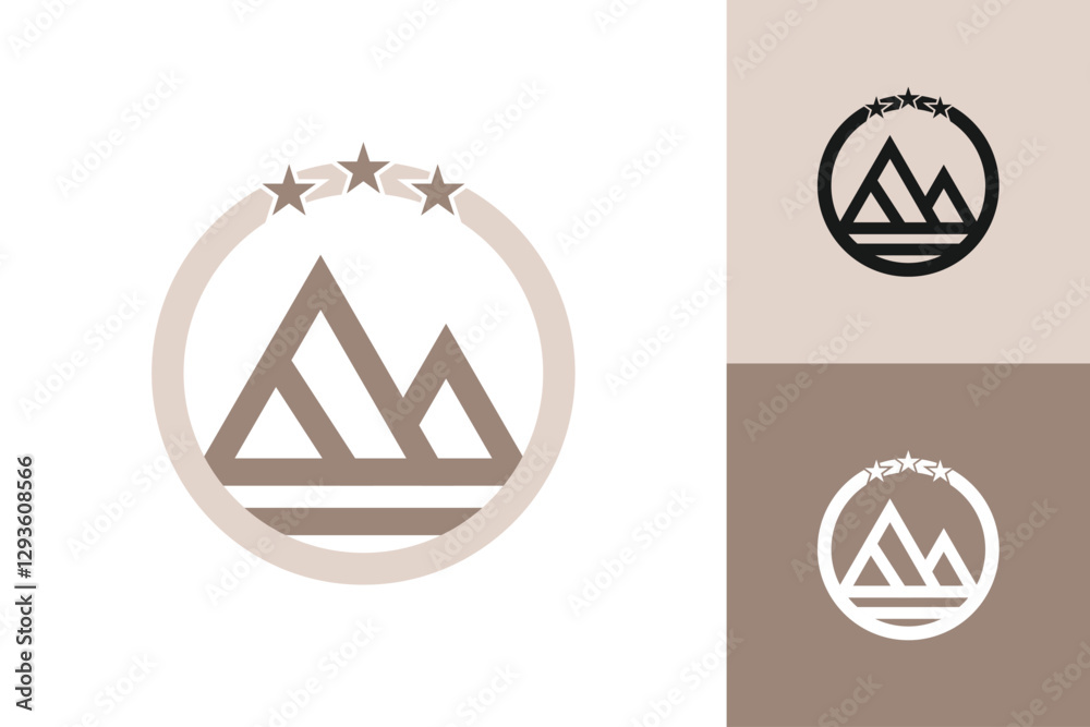 Pyramid  logo Design, Logo Design graphic Conception, logo icon template graphic art, vector illustration design.