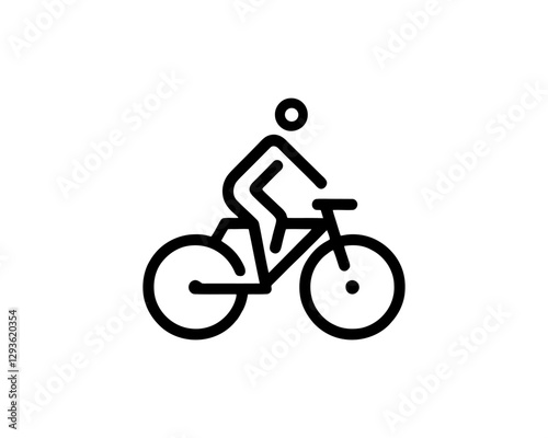 silhouette of a man riding a bike