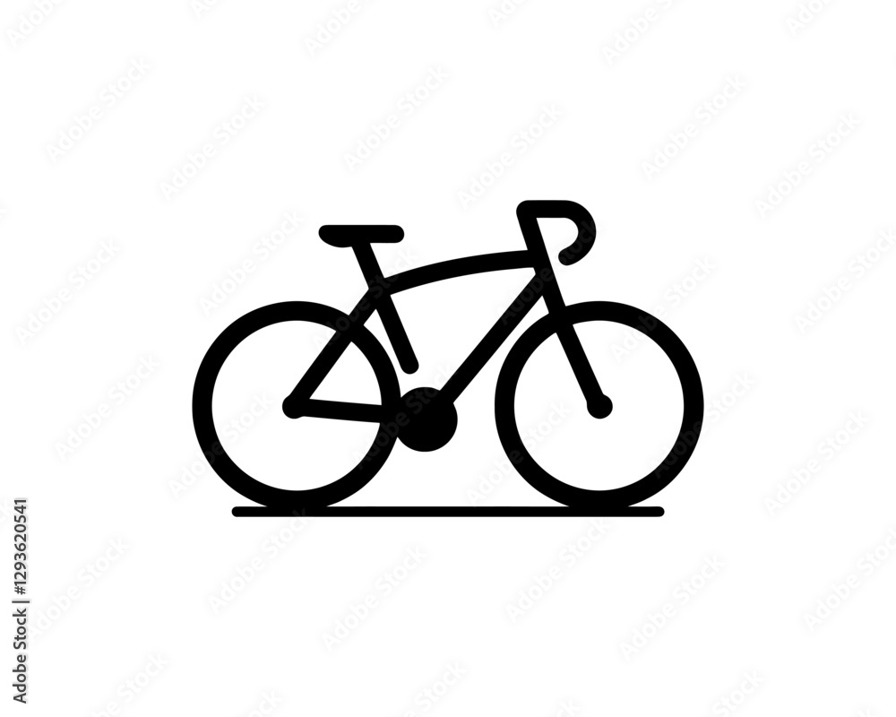 Bicycle Logo Design Icon Symbol Vector Template. Bicycle Logo Design Icon Symbol Vector Template.