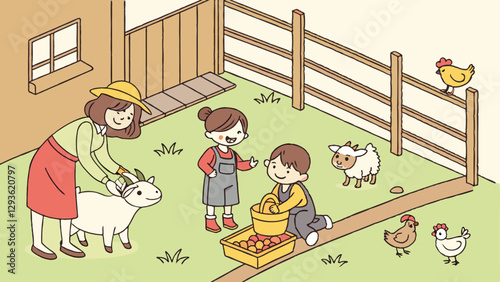 children playing soccer