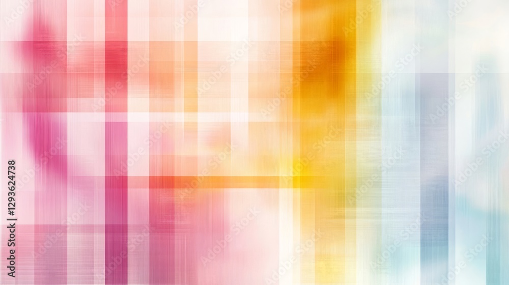 Fototapeta premium Soft Abstract Background with Colorful Gradient Stripes and Splashes