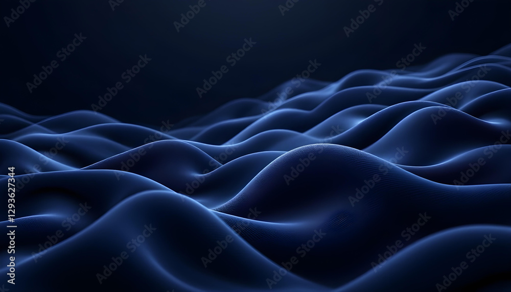 Obraz premium cloth wave dark background 4
