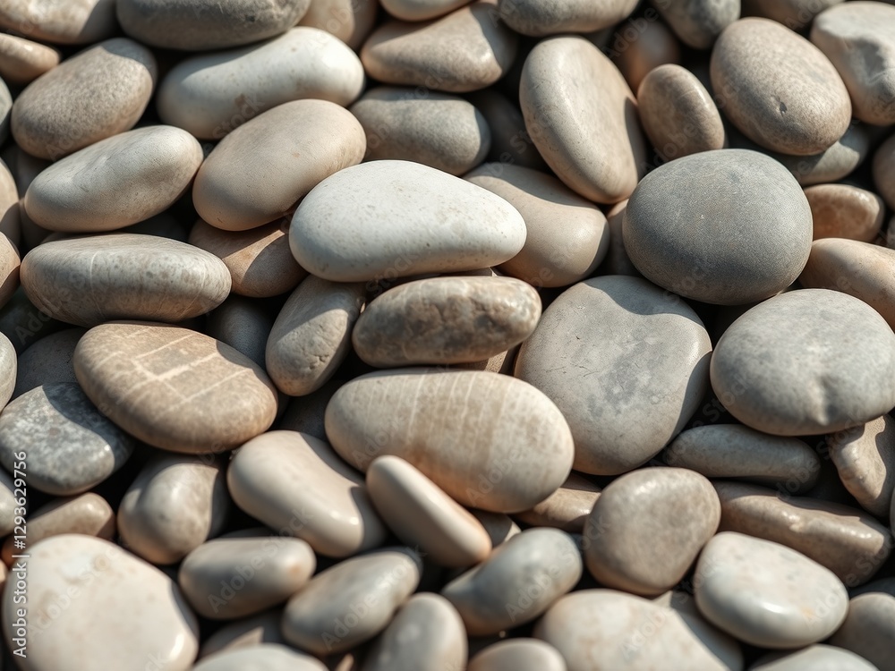 Natural Pebble Stacking Arrangement Natural Pebble Stacking Arrangement
