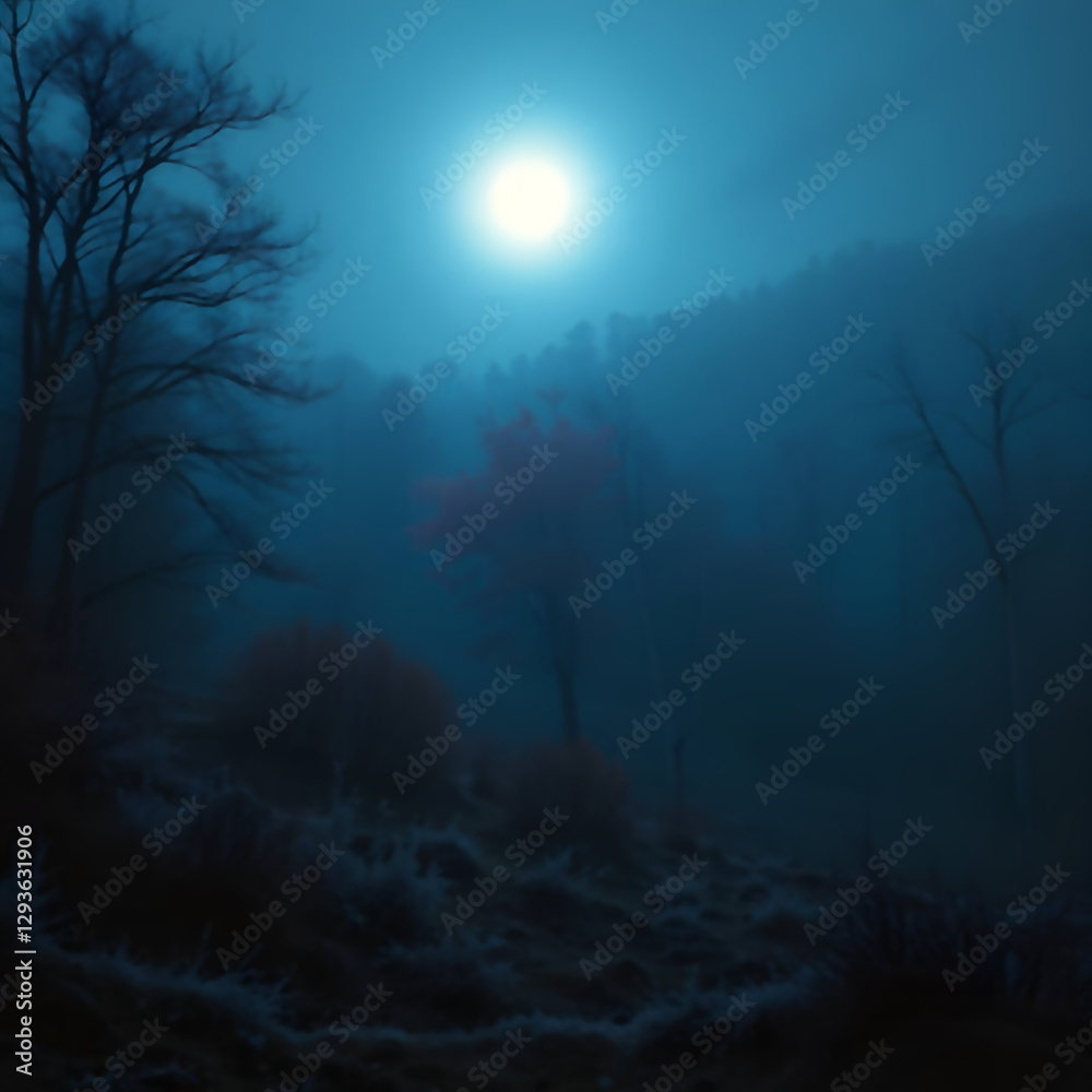 Fototapeta premium misty morning in the forest