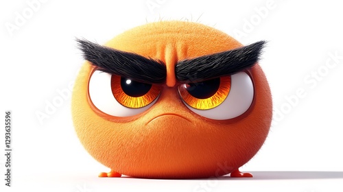 Angry Cartoon Character photo