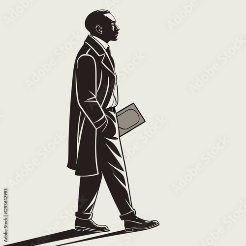 Set Of Business People Silhouettes In Action Vector Illustration Isolated On A White Background .business character
employee management
business leader
corporate illustration
management
