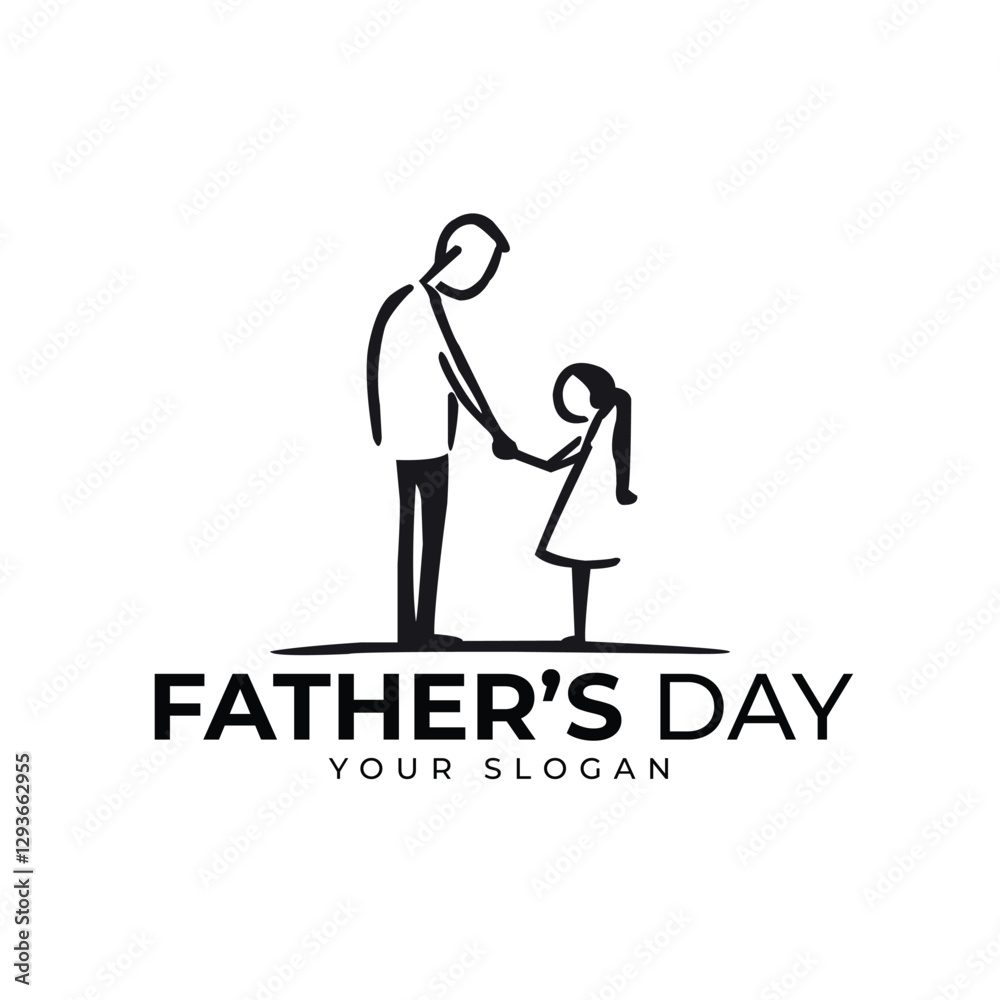 Vector Father's Day Logo Design: Professional High-Quality Graphics for Celebrating Dads with Customizable and Modern Aesthetic Appeal Vector Father's Day Logo Design: Professional High-Quality Graphics for Celebrating Dads with Customizable and Modern Aesthetic Appeal