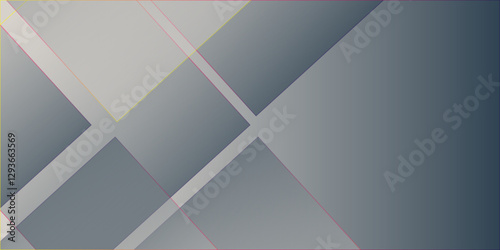  Abstract white and grey geometric overlapping square pattern abstract futuristic background technology digital concept. 3d shadow effects, modern design template background.  triangle technology.