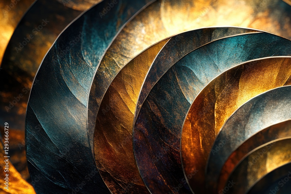 Fototapeta premium A detailed view of multiple colored metal components, ideal for illustrating technical or industrial themes