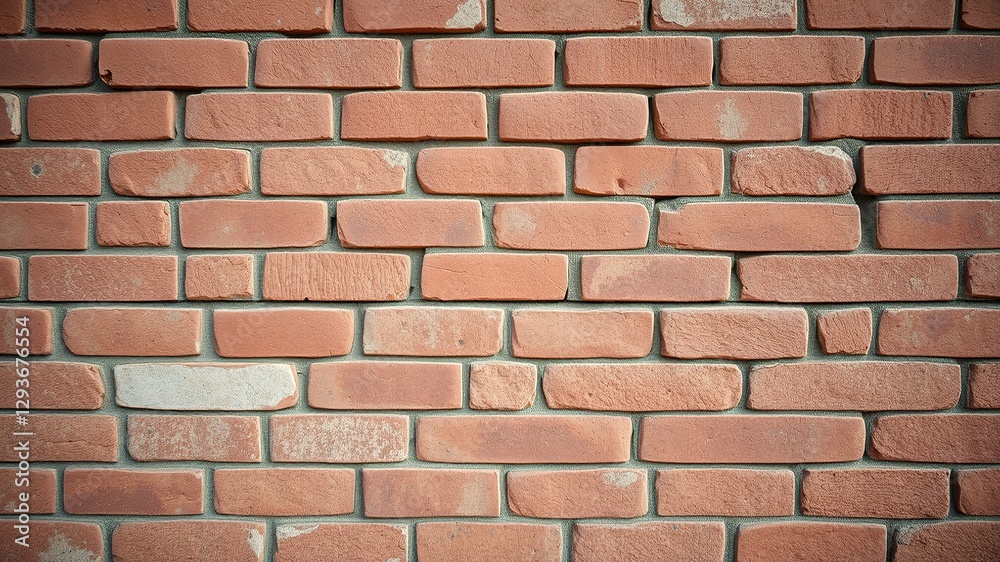 Aged Brick Wall with Natural Cracks and Textures Aged Brick Wall with Natural Cracks and Textures