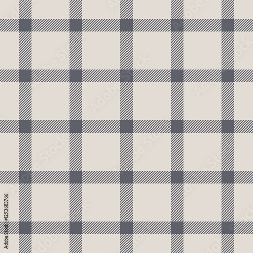 Sixties seamless check vector, product tartan fabric texture. Hat textile background pattern plaid in white and pastel colors.