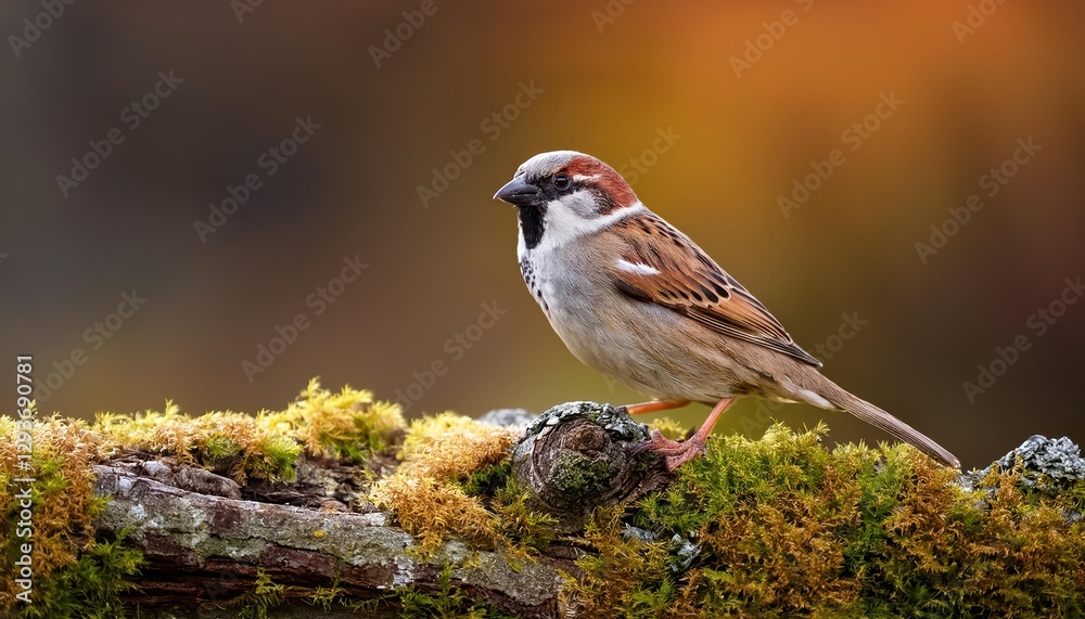 Le Contes Sparrow in Winter Wonderland Ammospiza leconteii Frolicking amidst SnowCovered Grasses with a Rustic Backdrop at Sunrise Le Contes Sparrow in Winter Wonderland Ammospiza leconteii Frolicking amidst SnowCovered Grasses with a Rustic Backdrop at Sunrise
