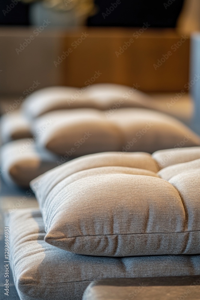 Obraz premium Close-up shot of pillows on a table