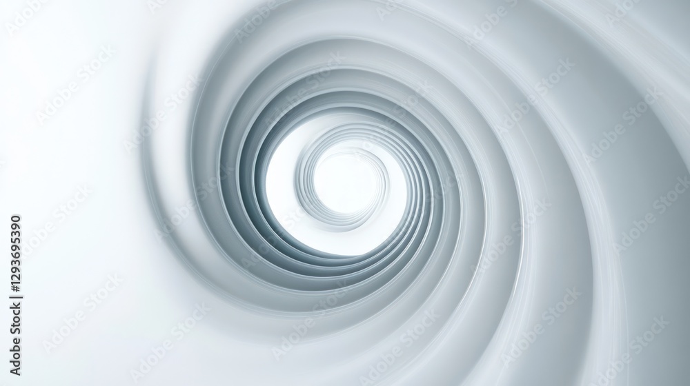 Obraz premium Abstract spiral design background, modern visual art, suitable for presentation