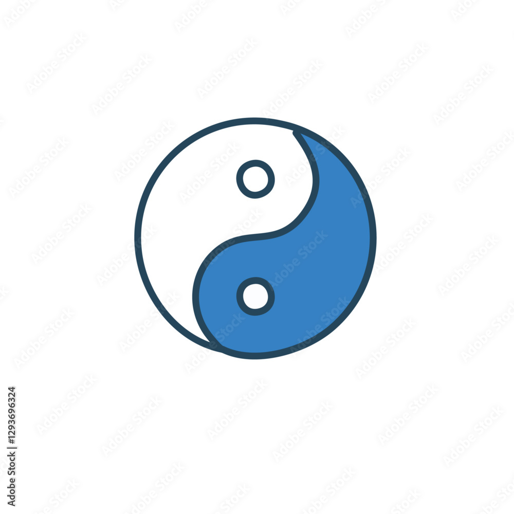 ying yang symbol sign vector icon design ying yang symbol sign vector icon design