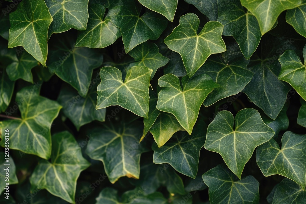 A detailed view of a cluster of green leaves A detailed view of a cluster of green leaves