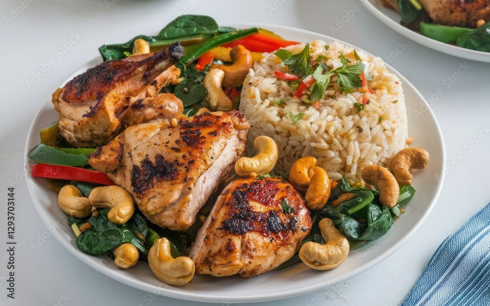 roasted chicken with vegetables