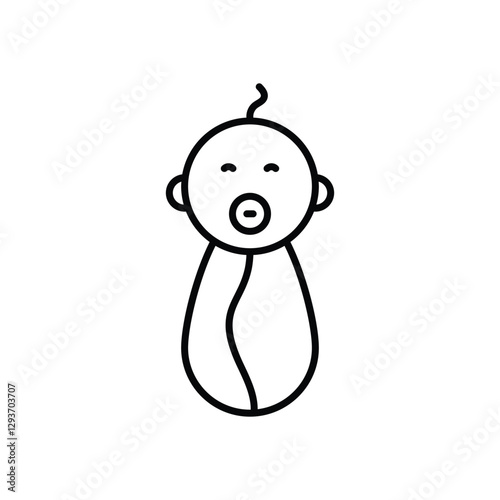 Baby  Vector icon