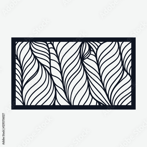 Mandala Wall Panel Laser Cut Design Wall art Wall Decoration Vector