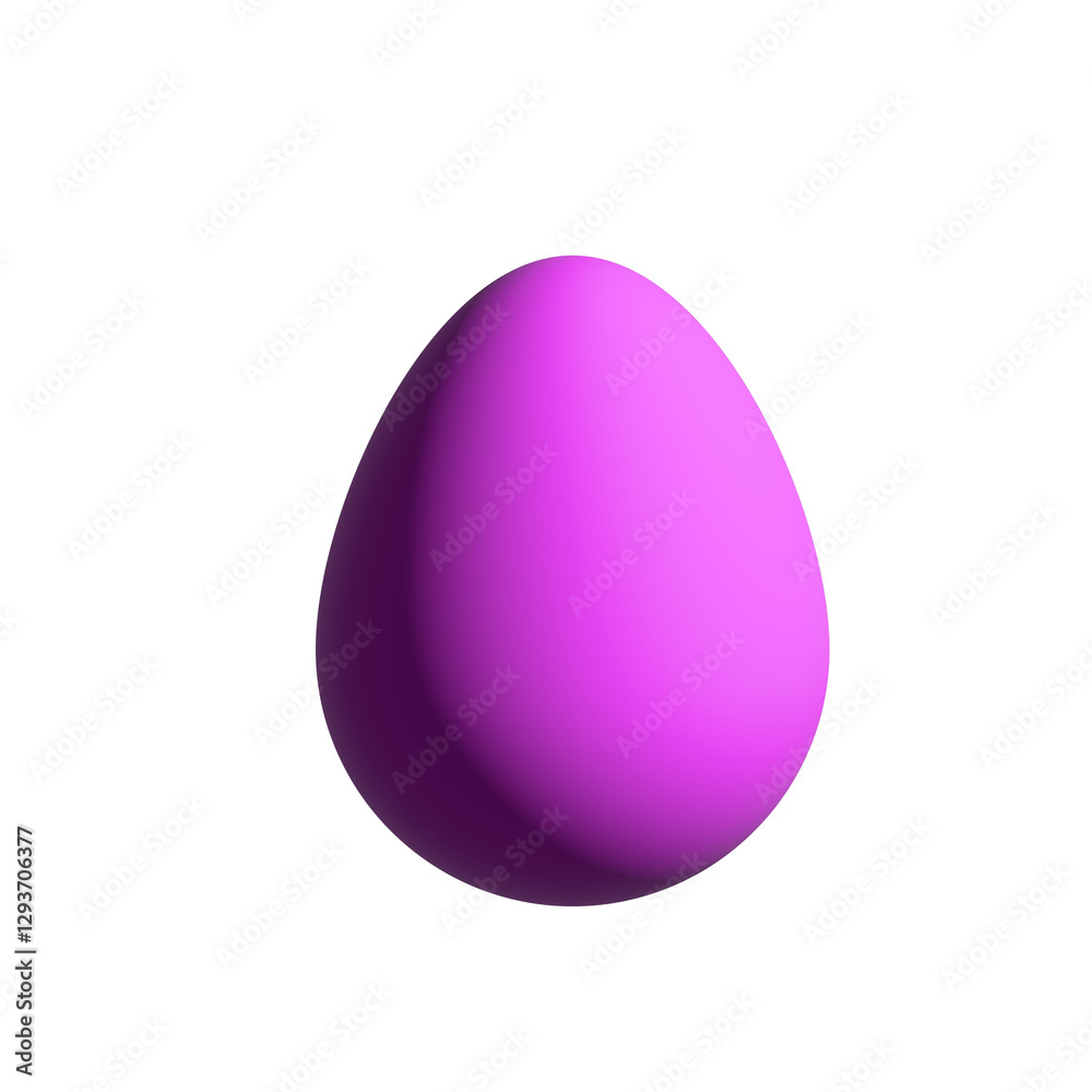 Easter Egg Isolate. 3d realistic Easter egg set. Colorful eggs icon Easter Egg Isolate. 3d realistic Easter egg set. Colorful eggs icon