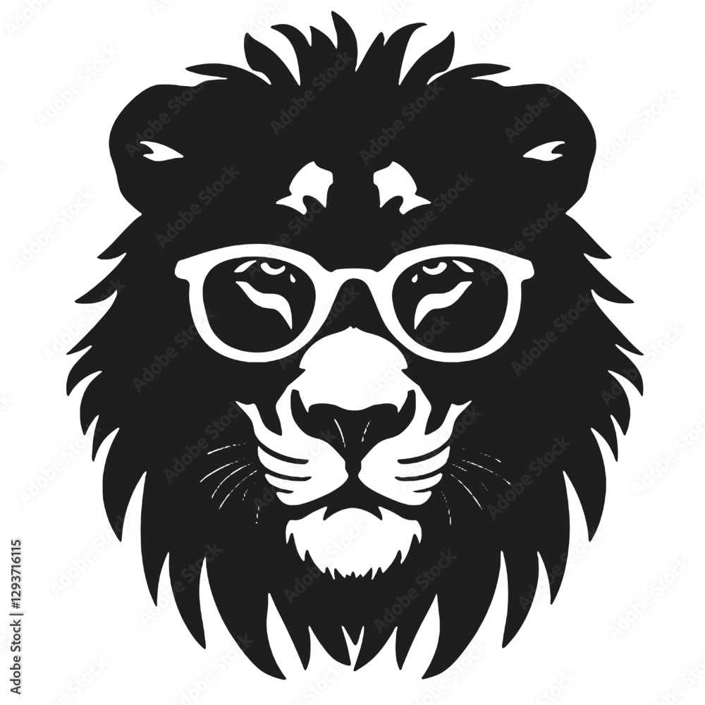 Obraz premium lion head mascot