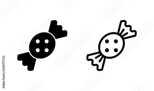 Candy icon logo design. candy sign and symbol.