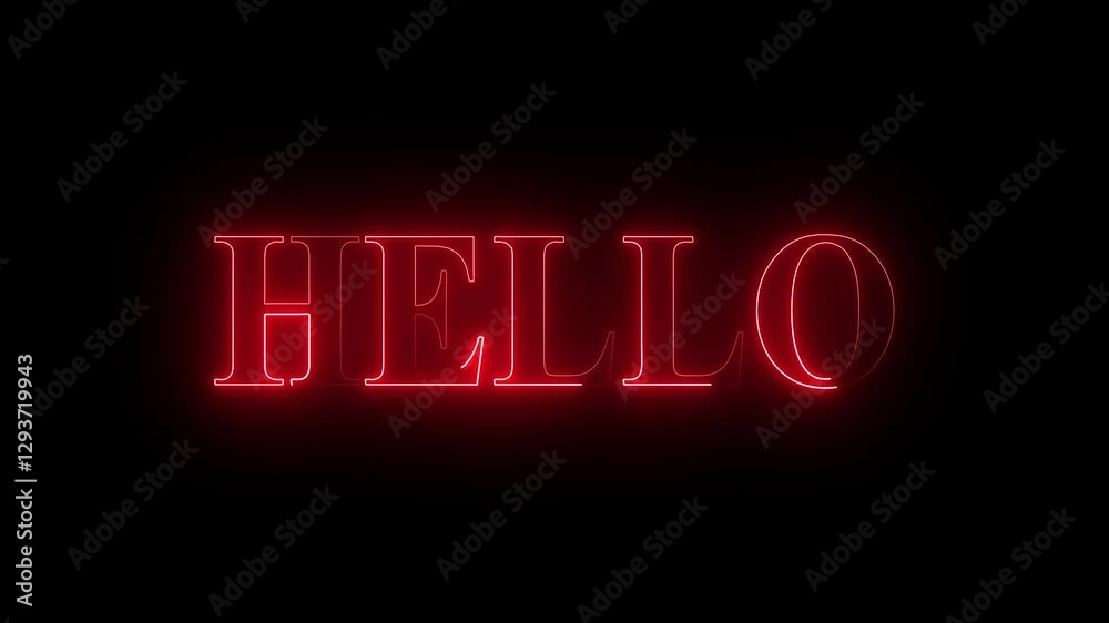 glowing Neon glowing Neon