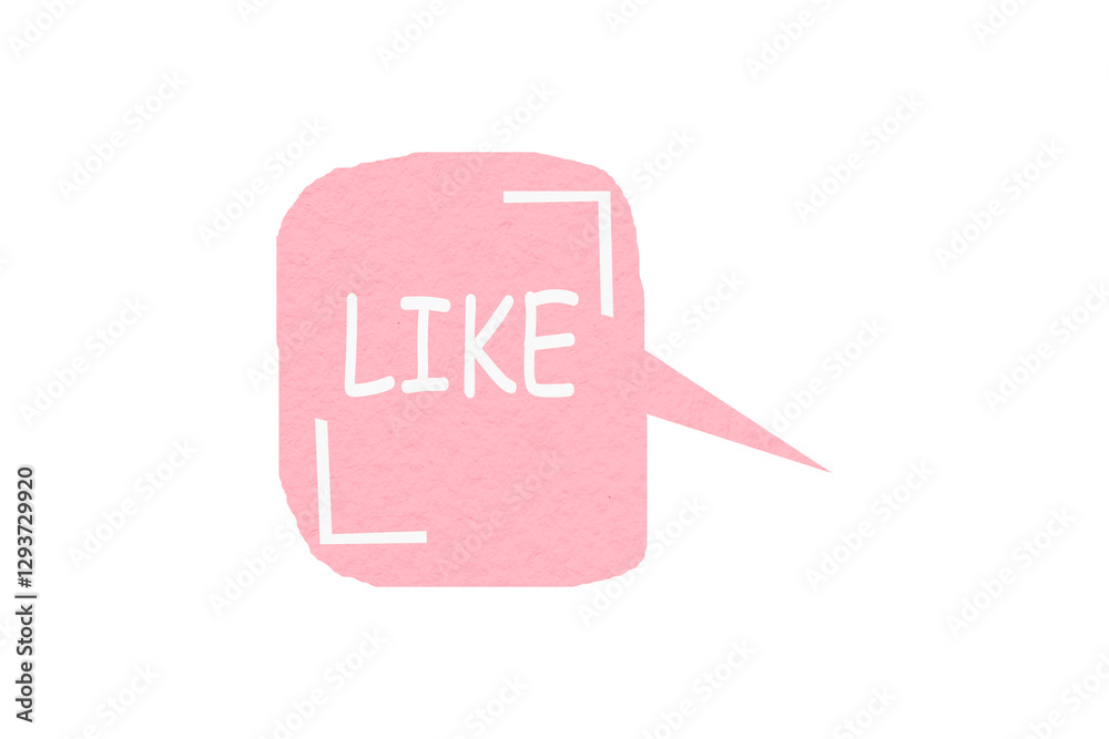 Fototapeta premium Paper speech bubble set on transparent background.