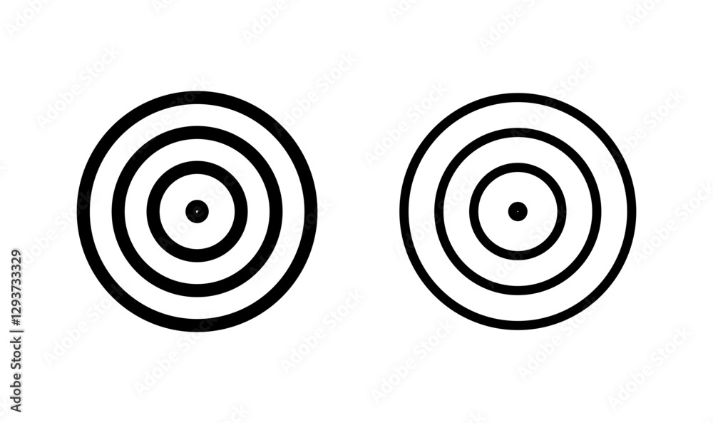 Target icon logo design. goal icon vector. target marketing sign and symbol Target icon logo design. goal icon vector. target marketing sign and symbol