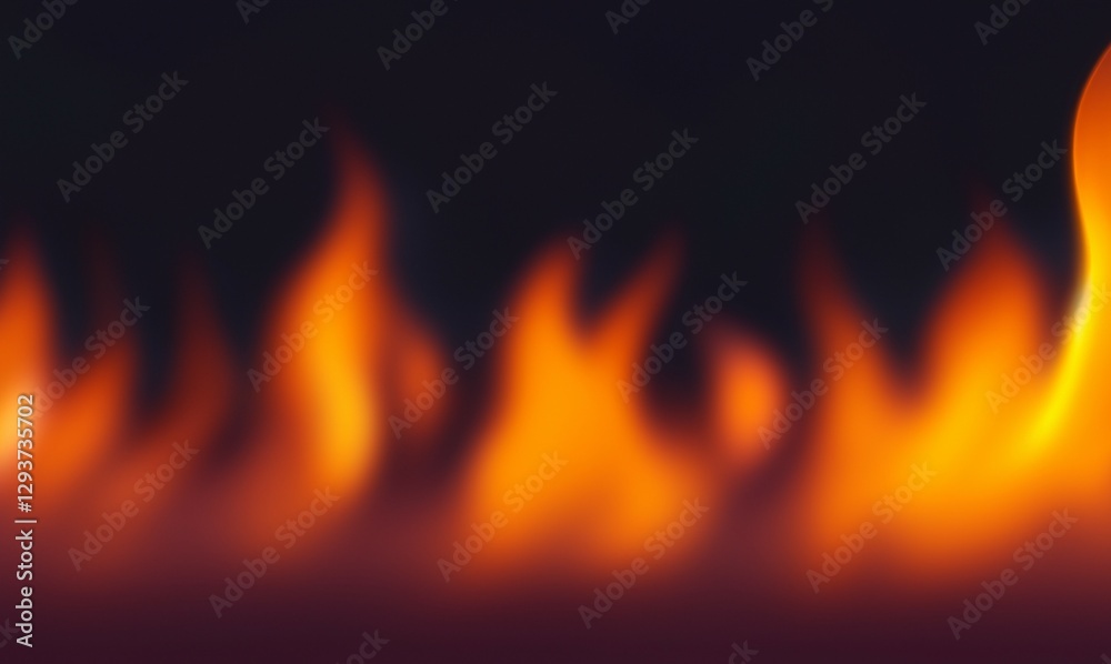 Bright flames rising and moving at dark nigh in blurred background. Fire embers particles wallpaper on black background. Fire flames isolated on black background. Bright flames rising and moving at dark nigh in blurred background. Fire embers particles wallpaper on black background. Fire flames isolated on black background.