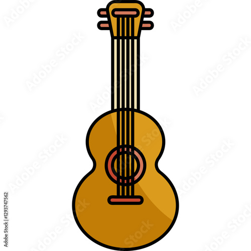 Music elemets and instruments icon 