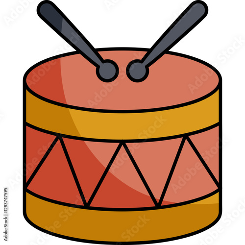 Music elemets and instruments icon 