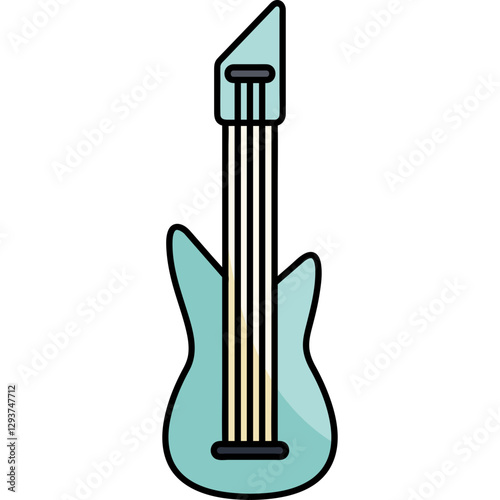Music elemets and instruments icon 