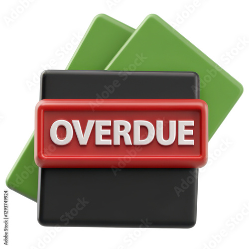 3D Business Debt Icons, Graphic depicting an 