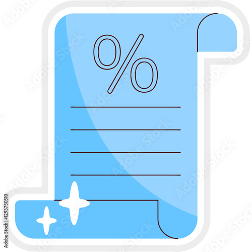 Tax day icon elements