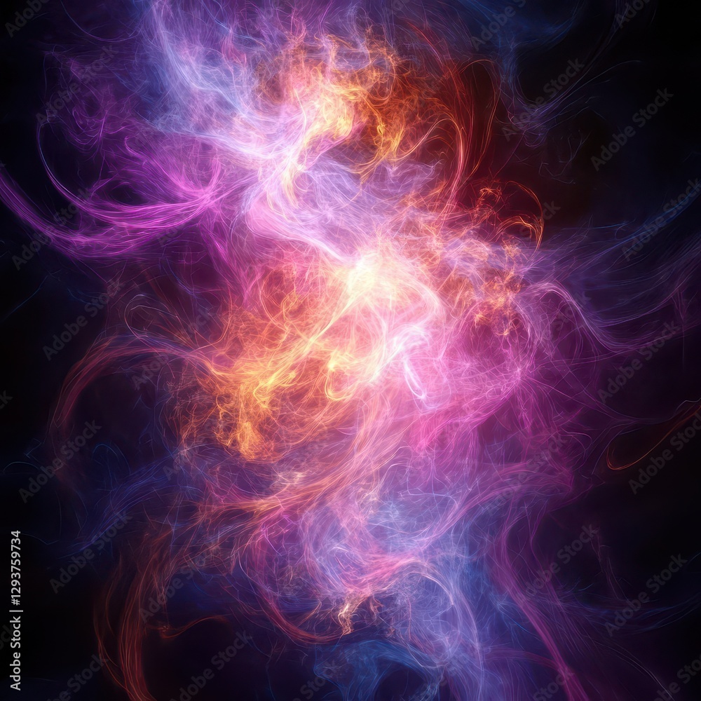 Colorful abstract swirl of light and energy Colorful abstract swirl of light and energy