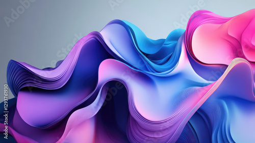 Modern digital abstract 3D background