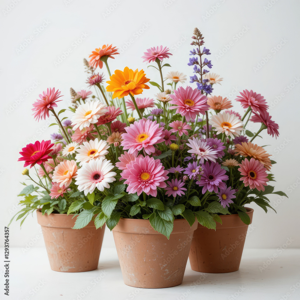 chrysanthemum flowers in a pot chrysanthemum flowers in a pot