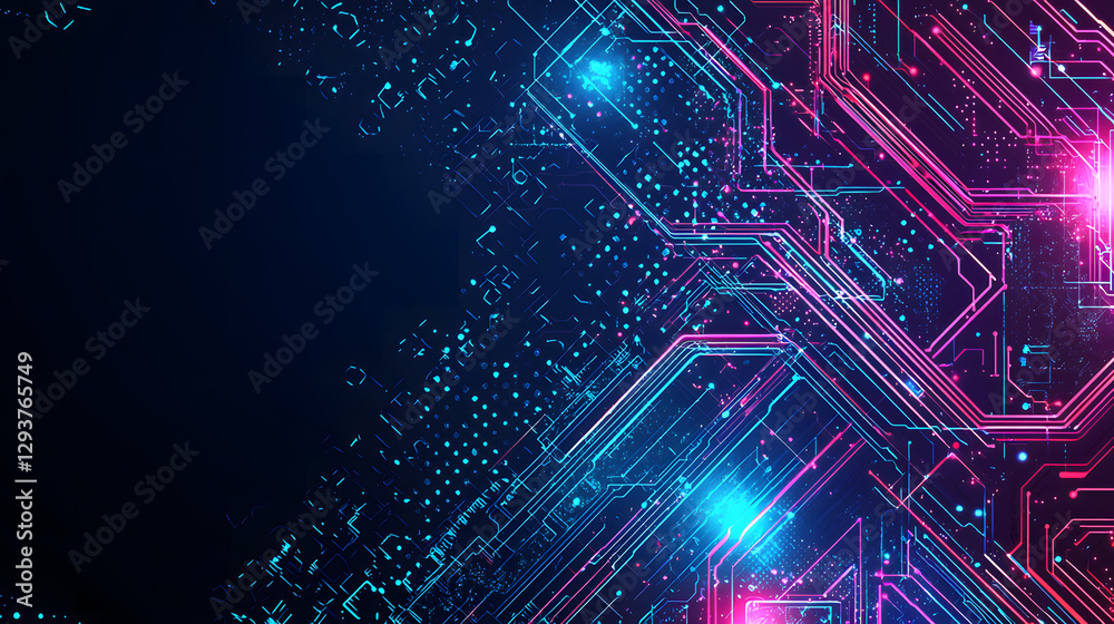 Abstract neon circuit board background. Futuristic technology concept with glowing lines and vibrant colors. Perfect for tech, gaming, or digital art projects. Abstract neon circuit board background. Futuristic technology concept with glowing lines and vibrant colors. Perfect for tech, gaming, or digital art projects.