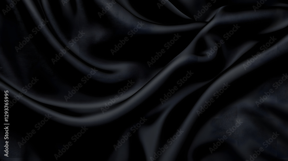 Abstract background with intricate black fabric texture resembling a rich velvet material, texture, black Abstract background with intricate black fabric texture resembling a rich velvet material, texture, black