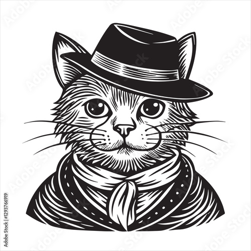 cute cat head