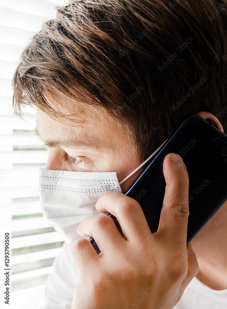 Young Man with a Phone