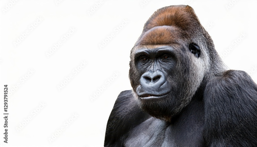 Warmhearted Gorilla Grin, Playful Primate in Lush Jungle Setting Showcases Joy and Vibrancy Amidst Wildlife Abundance, Capturing the Exuberant Mood of a Thriving African Ecosystem. Warmhearted Gorilla Grin, Playful Primate in Lush Jungle Setting Showcases Joy and Vibrancy Amidst Wildlife Abundance, Capturing the Exuberant Mood of a Thriving African Ecosystem.