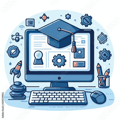 computer, digital, business, technology, communication, laptop, tech, work, office, web, internet, design, employee, vector, information, monitor, pc, modern, device, person, electronic, desktop, scre