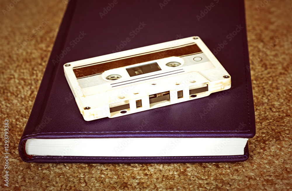 Book with a Tape Cassette