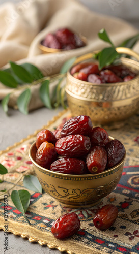 Wallpaper Mural Luxurious Dates in Ornate Bowls Ramadan Food Photography Torontodigital.ca