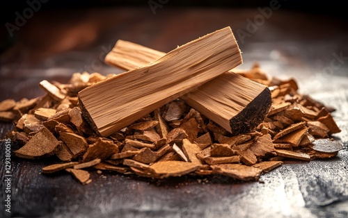 Wallpaper Mural Closeup Aromatic Palo Santo Wood Pieces and Chips Torontodigital.ca