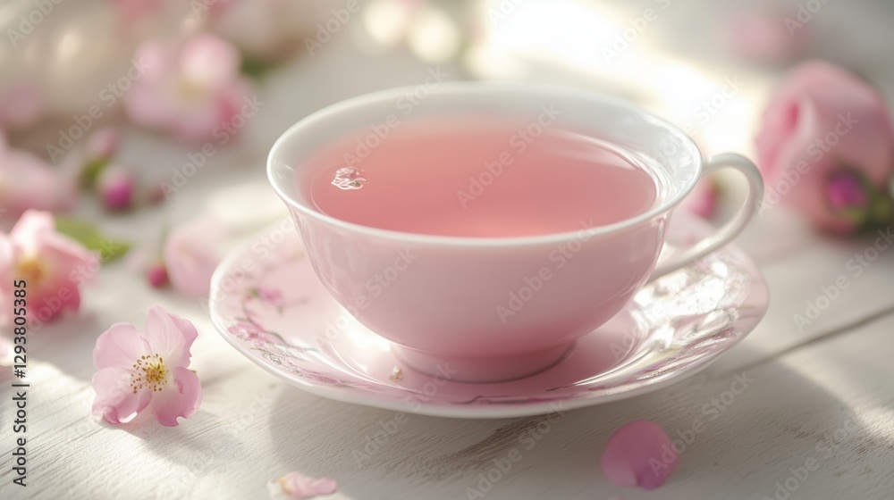 The romantic time of afternoon tea break The romantic time of afternoon tea break