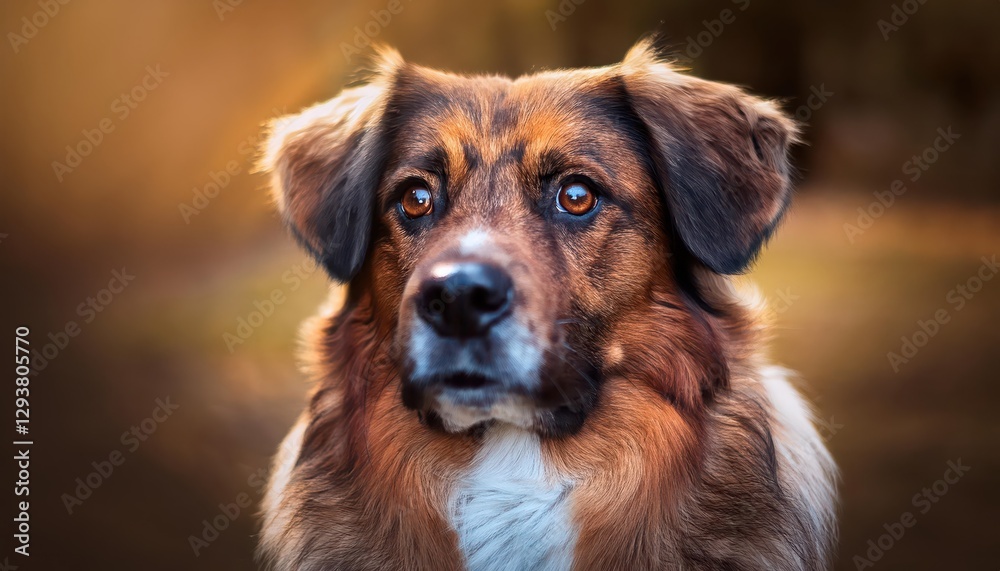 Portrait of a Vibrant, Playful Dog with Whimsical Spots under Golden Afternoon Light, Capturing Joy in Every Facet, Perfect for Digital Art, Home Decor, or Design Inspiration. Portrait of a Vibrant, Playful Dog with Whimsical Spots under Golden Afternoon Light, Capturing Joy in Every Facet, Perfect for Digital Art, Home Decor, or Design Inspiration.